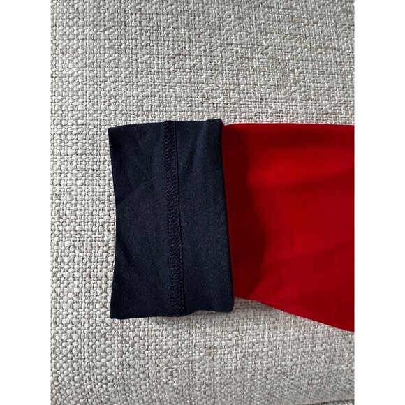 F&G Mens Red Quarter-Zip Pullover Jacket Size L With Embroidered Golf Club Logo - Picture 6 of 9